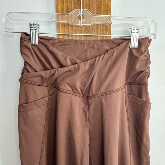 Flare leggings spandex pants sporty athleisure - Picture 3 of 10